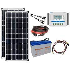 Evidently, the small solar panel kits and trickle chargers are very lightweight and highly portable. Pv Complete Kit 200wp 12v 20a Pwm 100ah 502 46