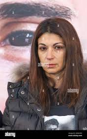 La sorella di Jules Bianchi Melanie durante il tributo a Jules Bianchi da  parte della Città di Nizza, pilota di Nizza Formula 1, Vittima di un  incidente al Gran Premio del Giappone,