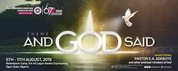 Maybe you would like to learn more about one of these? Rccg 67th Annual Convention 2019 5th 11th August Theme Andgodsaid Perspective