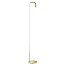 Lighting otto floor lamp | satin brushed gold effect plate & gloss opal glass. Signature Lighting Urban Gold Floor Lamp Interior Lighting From Cp Lighting Interiors Uk
