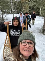 Snowshoeing in Deep Snow Conditions in the Catskills