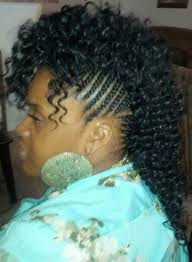 As other trends repeating, this hairstyle also has become a trend again. Mohawk With Braids Braided Mohawk Hairstyles Hair Styles Mohawk Hairstyles