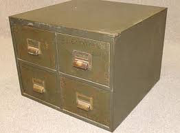 Check spelling or type a new query. Vintage Metal Index Card Drawers Four Drawers Authentic Industrial