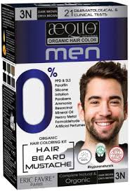 Aequo Organic Men 3n Dark Brown Hair Colour 170ml Derma