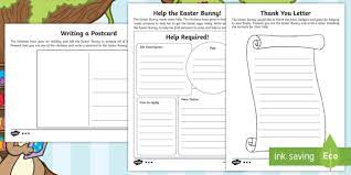 First, write easter related words in small slips of paper. Saving Easter Writing Activity Pack Teacher Made