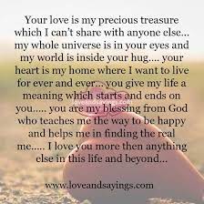 Because he deserves more than just a kiss, send him these love quotes and you will make him happy for the rest of the day. I Love You More Than Anything Else In This Life And Beyond Love Yourself Quotes Hugs And Kisses Quotes Love Quotes For Him Romantic