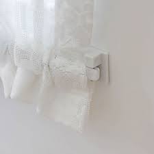 During this time, the adhesive will bind to the wall. Coffee Curtain White Hanging Self Adhesive Curtain Hooks Superfine Easy To Clean Household Supplies Cleaning Home Organization