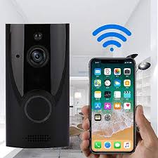 Timbre para puerta casa oficina inalámbrico portátil gk. Inteligente Timbre Video Timbre Inalambrico Wifi Timbre De La Puerta De La Camara De Alta Definicio En 2020 Timbre De Casa Sensores De Movimiento Sistemas De Seguridad