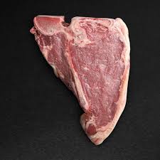 You end up with a large 't' shaped bone. T Bone Steak Vom Irischen Hereford Prime Beef