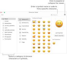 Use Emoji And Symbols On Mac Apple Support