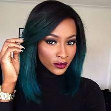 Chic And Trendy Long Bob Hairstyles Bob Hairstyles Cool Hair Color Green Hair