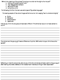 Calming his fear of snakes in order to capture the cobra. Rigorous Short Story Lesson Plan The Dinner Party By Tanesha B Forman