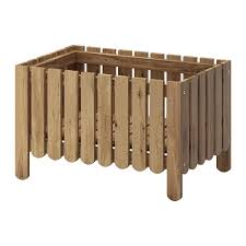 Askholmen Flower Box Gray Brown Light Brown Stained Gray Brown Stained Light Brown Ikea Flower Boxes Ikea Garden Ikea