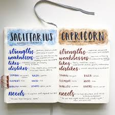 Ava S Bujogram On Instagram Astrology Profiles 5 6 Sagittarius And Capricorn Zodiac Journal Bullet Journal Ideas Pages Sagittarius And Capricorn