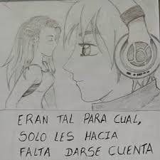 Dibujos A Lapiz De Amor Chidos Con Frases Dibujos De Amor Dibujos Dibujo De Goku