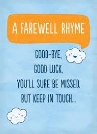 Cardstore Closing Farewell Cards Goodbye And Good Luck Farewell Greeting Cards