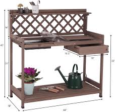 aivituvin potting bench with pvc layer