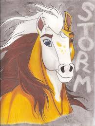 Ssotc Storm By Learai Jpg 600 798 Pixels Horse Art Ideas Spirit And Rain Horse Inspiration