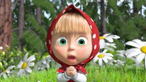 Cartoons Masha On The Background Of Daisies Cartoon Masha And The Bear 099720 Jpg 1920 1080 Disney Cizimleri Disney Hayran Sanati Disney