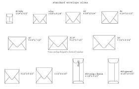 Wedding Invitation Envelope Size Lexu Tk Envelope Size Chart Standard Wedding Invitation Size Greeting Card Size