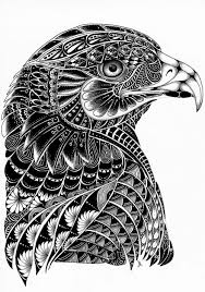Voir plus d'idées sur le thème coq dessin, dessin, coloriage. Eagle Jpg 1000 1426 Dessins Zentangle Dessin Noir Et Blanc Dessin Geometrique
