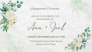 Engagement Ceremony || ANN MERCY JACOB and JOEL JOHN MATHEW || 19th  November 2024