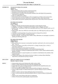 Rn Operating Room Resume Samples Velvet Jobs