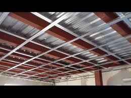 تركيب قواعد سقف مستعار وتركيب سقف من جسورة الحديد Youtube