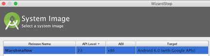 Android Studio Emulator Does Not Come With Play Store For Api 23 Stack Overflow