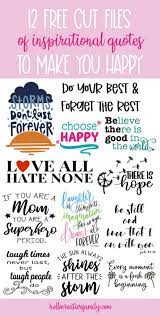 Download 12 Inspirational Quote Cut Files Including Choose Happy Svg