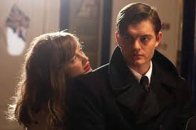 THE IRON LADY, from left: Alexandra Roach as young Margaret Thatcher, Harry  Lloyd as young Denis