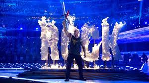 Once inside the ring, riddle was welcomed with a short burst of fireworks. Everything You Need To Know About The Rock S Final Match In Wwe Essentiallysports