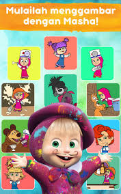 Masha coloring pages at getcolorings com free printable colorings. Masha Dan Beruang Game Menggambar Dan Mewarnai For Android Apk Download
