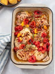 Baby gold potatoes, chicken breast, olive oil, greek seasoning, black pepper, and a lemon—that's all you need to make air fryer greek chicken and how to make greek chicken and potatoes in an air fryer. Greek Lemon Chicken And Potatoes Familystyle Food