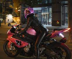 Helmet Lights How To Light Up Your Helmet Like Tron Motorcycle Helmet Design Womens Motorcycle Helmets Motorcycle Helmets