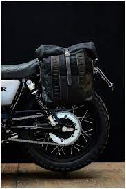 Cafe Racer Saddlebag Bike Leathers Bike Panniers Motorcycle Saddlebags