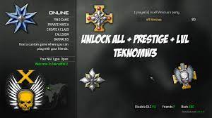 If you don't own the game, go to library and search for call of duty: How To Unlock All Prestige Teknomw3 Pc Youtube