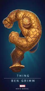 Thing Poster 04 Png 2000 3997 Marvel Puzzle Marvel Puzzle Quest Marvel Characters Art