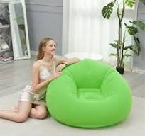 VANLOFE Inflatable Bean Bag Chairs for Adult & Teens, Blow ...