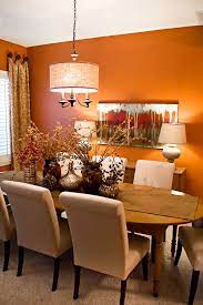 Rustic Retreat Dining Room Living Room Orange Dining Room Colors Dining Room Paint