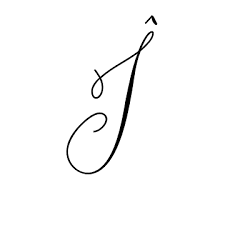 Getting your first tattoo is a terrifying yet. Latin Capital Letter J With Circumflex Letter J Tattoo J Tattoo Tattoo Lettering