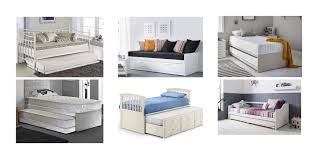Giantex twin daybed and trundle frame set, trundle day bed with 2 headboard, premium metal slat support, easy assembly, sofa bed with roll out trundle for living room, guest room, children room. 7 Best Trundle Beds 2021 Which Will Save Space