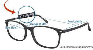 best buy eyeglasses frame size chart