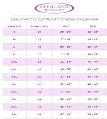 Cortland Intimates Tummy Control 6 Strap Garter Belt