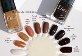 Depending on the color of the hair, eyes, skin and many other. Dior Mitzah Camel And Ebony Comparisons The Beauty Look Book