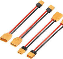 Amazon.com: ELFCULB XT60 to XT90 Adapter Cable, 12AWG 0.5FT ...