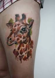 Giraffe images are often designed with african symbols such as trees, grasses, and flowers native to the area, a sahara landscape or sunset, or tribal patterns representative of the culture. 50 Best Wildlife Tattoos For Men 2021 Hunters Hunting Animal Designs