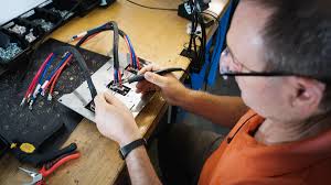 Technician at work