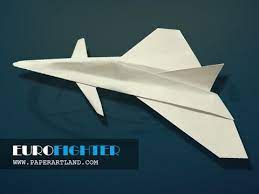 Ich bin total begeistert von der japanischen faltkunst origami. Papierflieger Selbst Basteln Papierflugzeug Falten Beste Origami Flugzeug Eurofighter