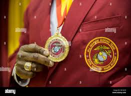 Retired Cpl. Teddy Randolph Sr. was inducted into the All-Marine Boxing  Hall of Fame during an induction ceremony held aboard Marine Corps Base  Camp Lejeune, N.C., April 16, 2016. During his time